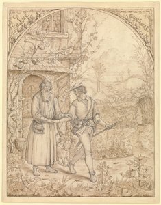 Le départ du fils prodigue - George Friedrich Kayser